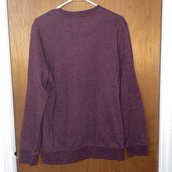 •CROFT & BARROW•EXTRA SOFT PLUM CREWNECK FLEECE LINE SWEATSHIRT SIZE SMALL EUC - Picture 4 of 9